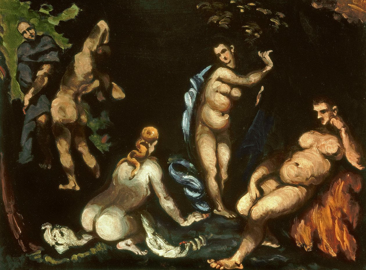 La tentation de Saint Antoine, vers 1870 - Paul Cézanne