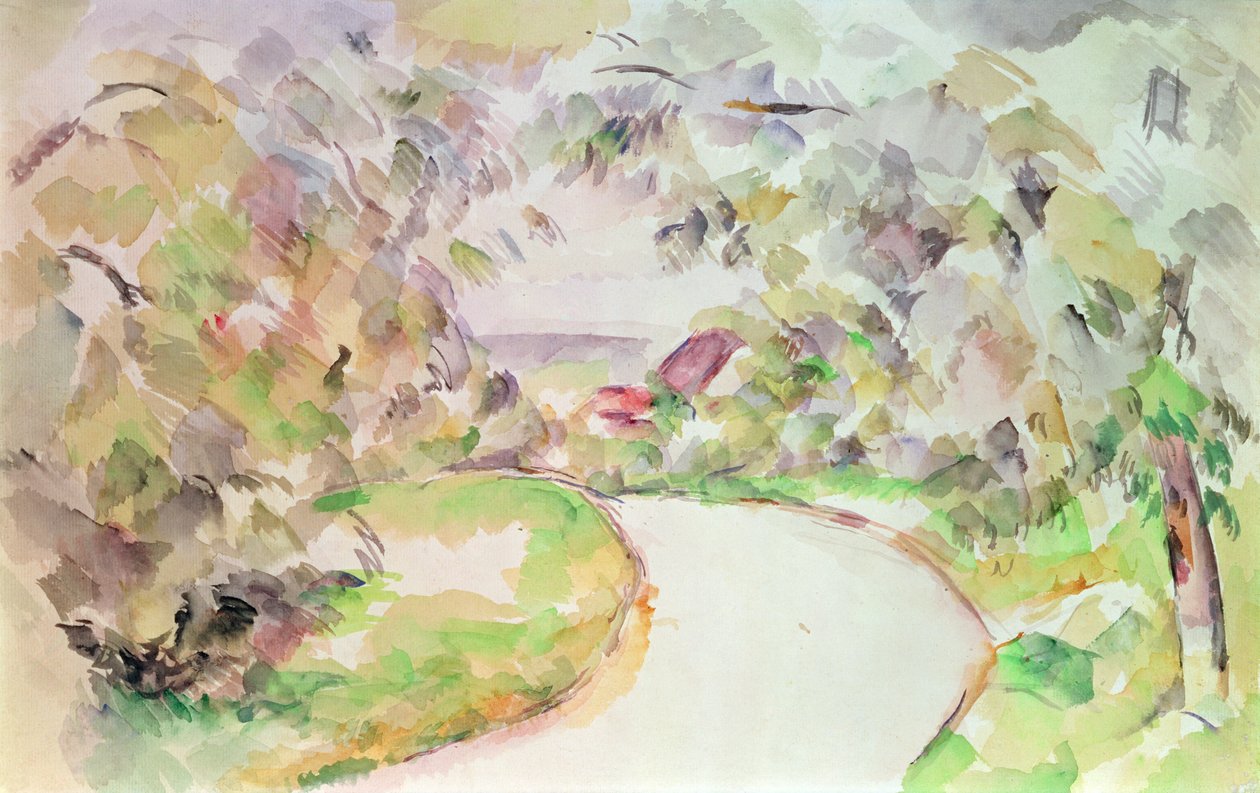 Le chemin sinueux - Paul Cézanne