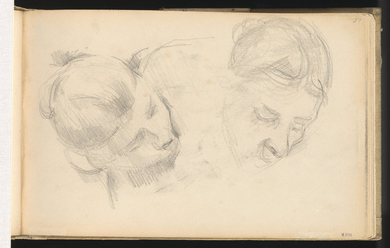Deux têtes de femmes - Paul Cézanne