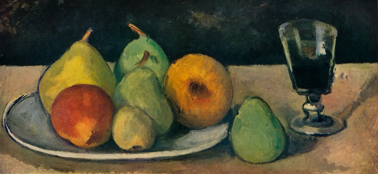 Verre et Poires, 1879-80 - Paul Cézanne