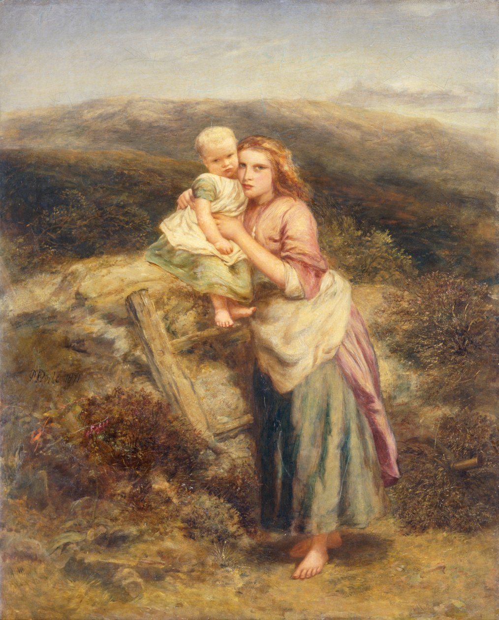 Paysans sur une lande, 1871 - Paul Falconer