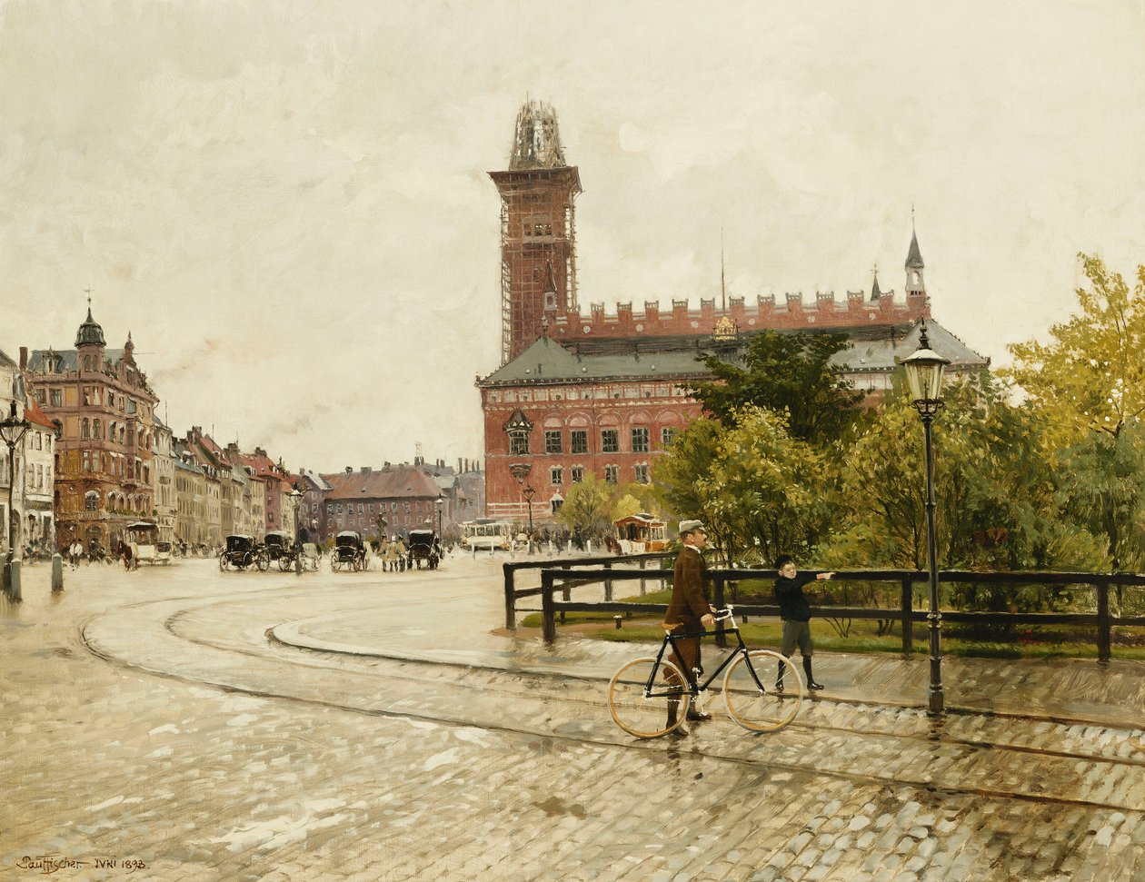 Raadhuspladsen, Copenhague, 1893 - Paul Fischer