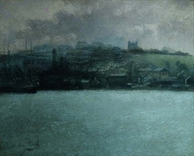 Rochester depuis le Medway - Paul Fordyce Maitland