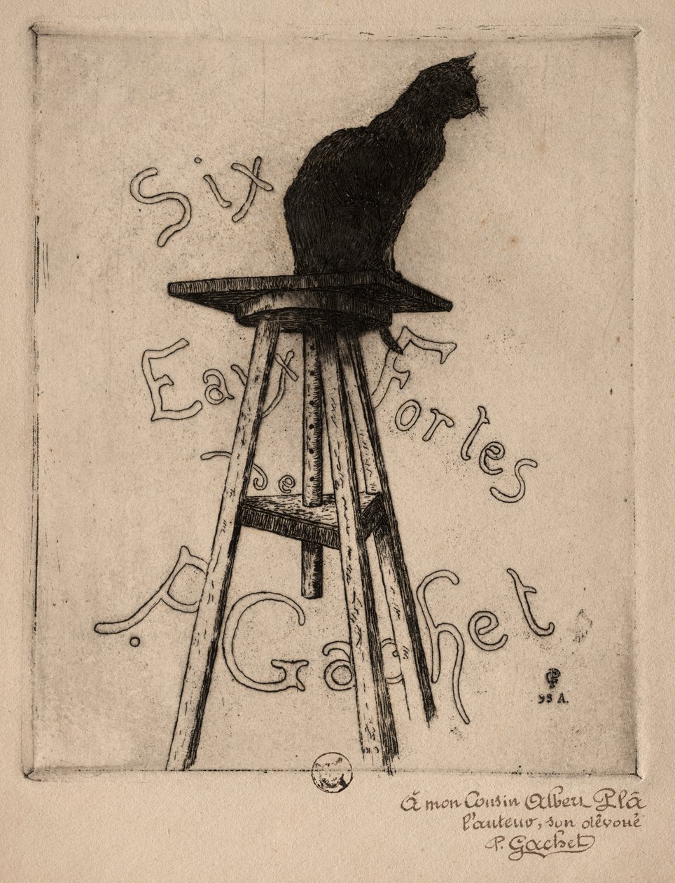 Six eaux-fortes - Paul Gachet