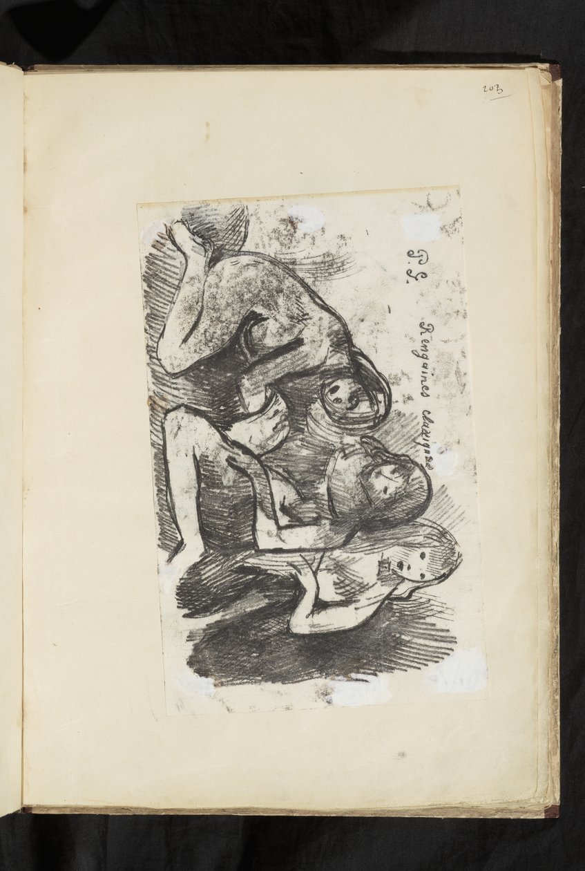 Avant et après - Fragment de la Nativité - Paul Gauguin