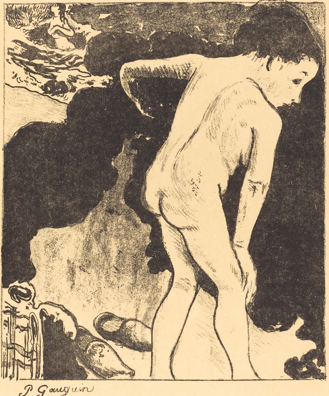 Baigneuses en Bretagne (Baigneuses Bretonnes) - Paul Gauguin