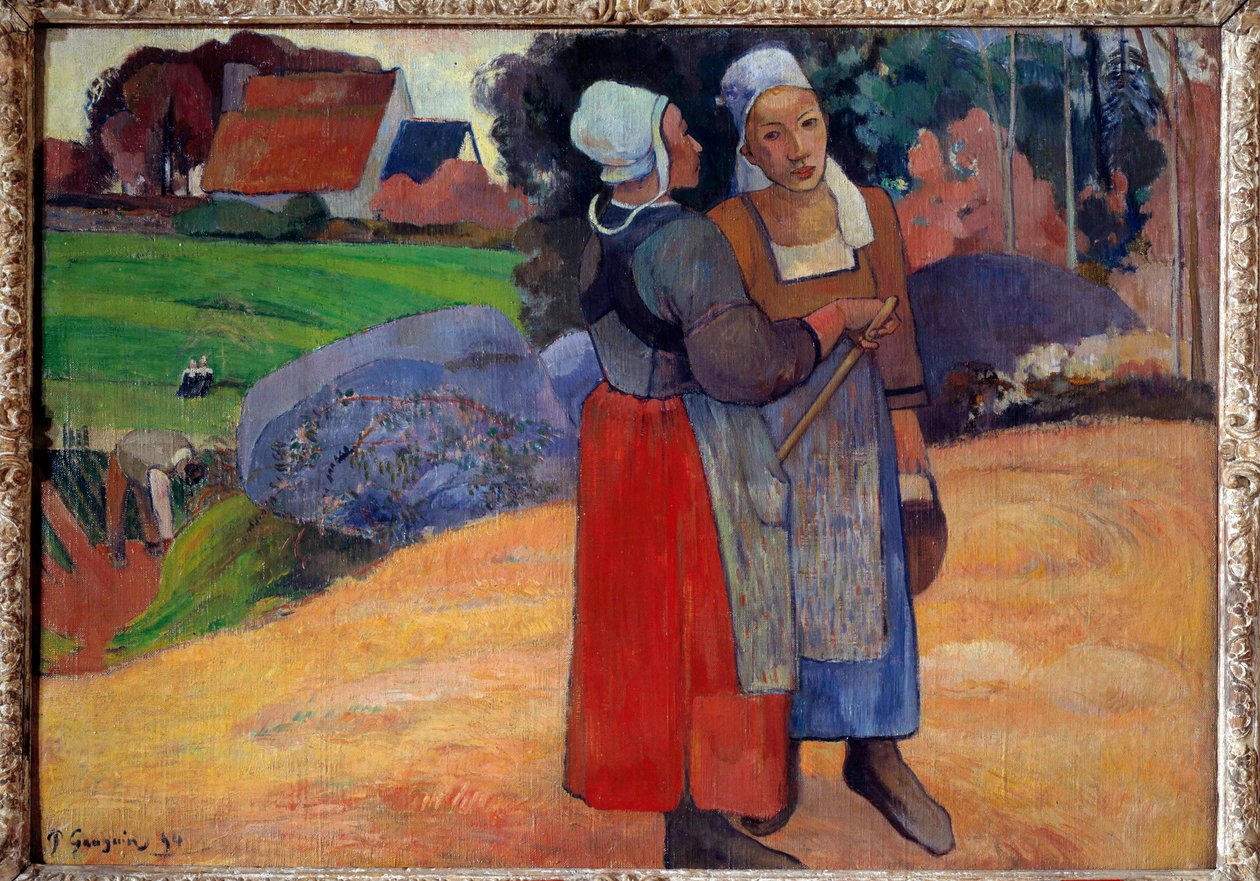 Paysans bretons - Paul Gauguin