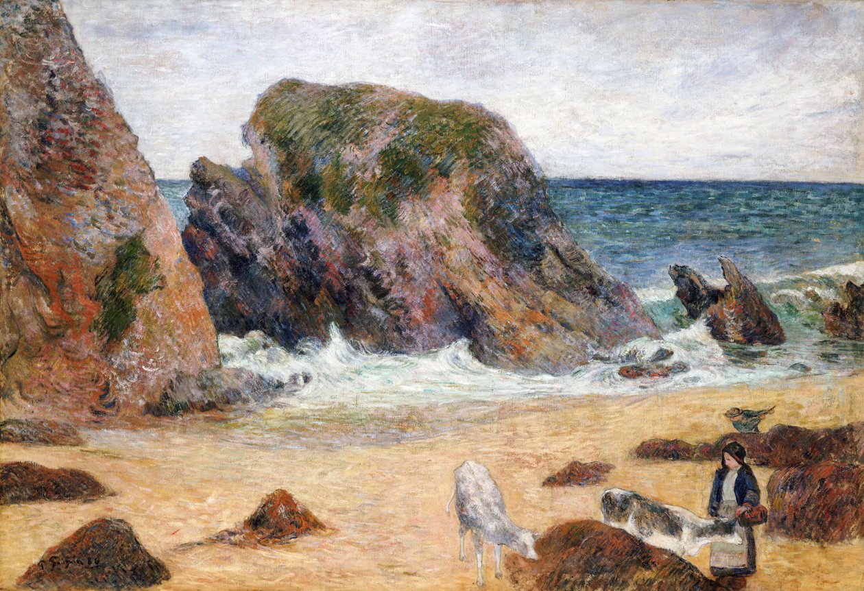 Vaches sur le rivage, 1886 - Paul Gauguin