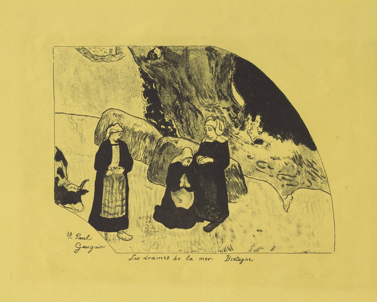 Drames de la mer : Bretagne, 1889 - Paul Gauguin