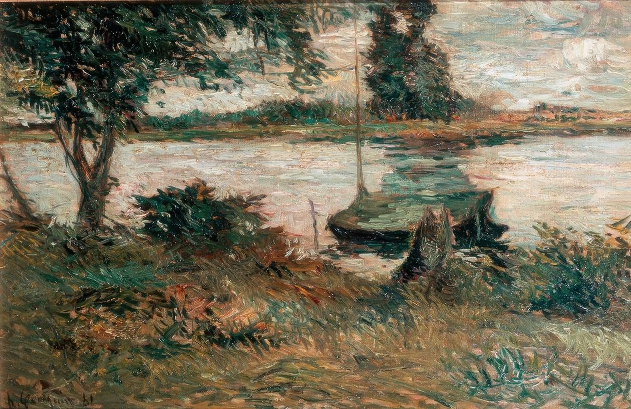 Rive de la rivière - Paul Gauguin