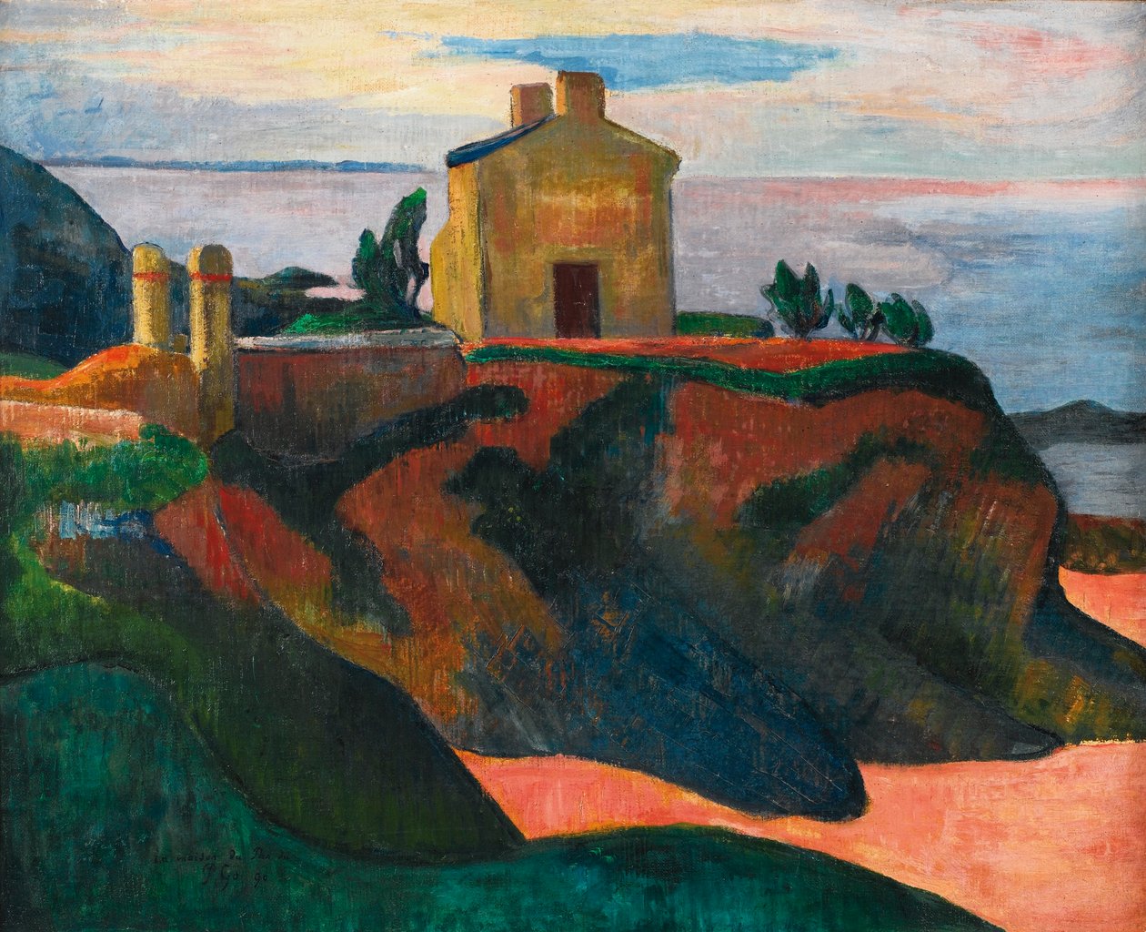 French: La Maison du Pan-du - Paul Gauguin