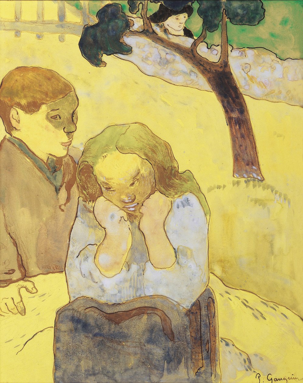 Misère humaine; Les misères humaines, 1889 - Paul Gauguin