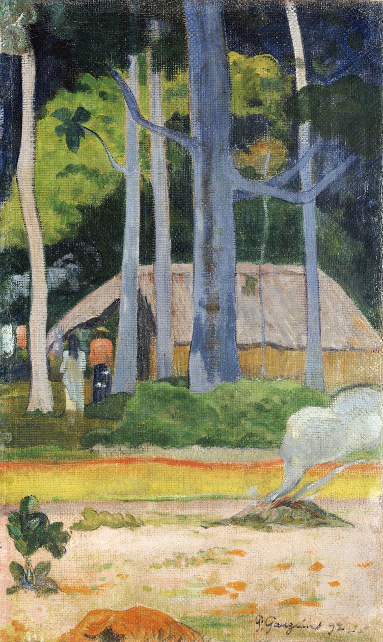 Cabane dans les arbres, 1892 - Paul Gauguin