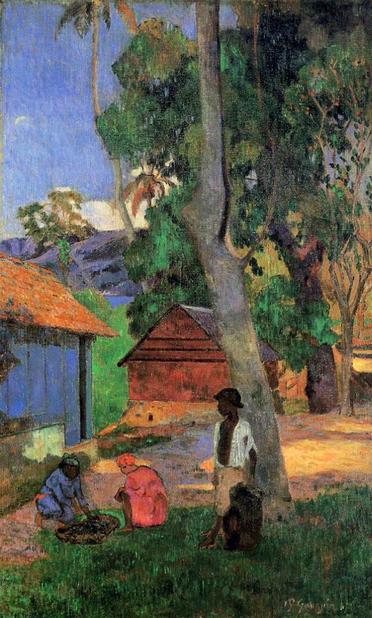 Huttes en Martinique, 1887 - Paul Gauguin