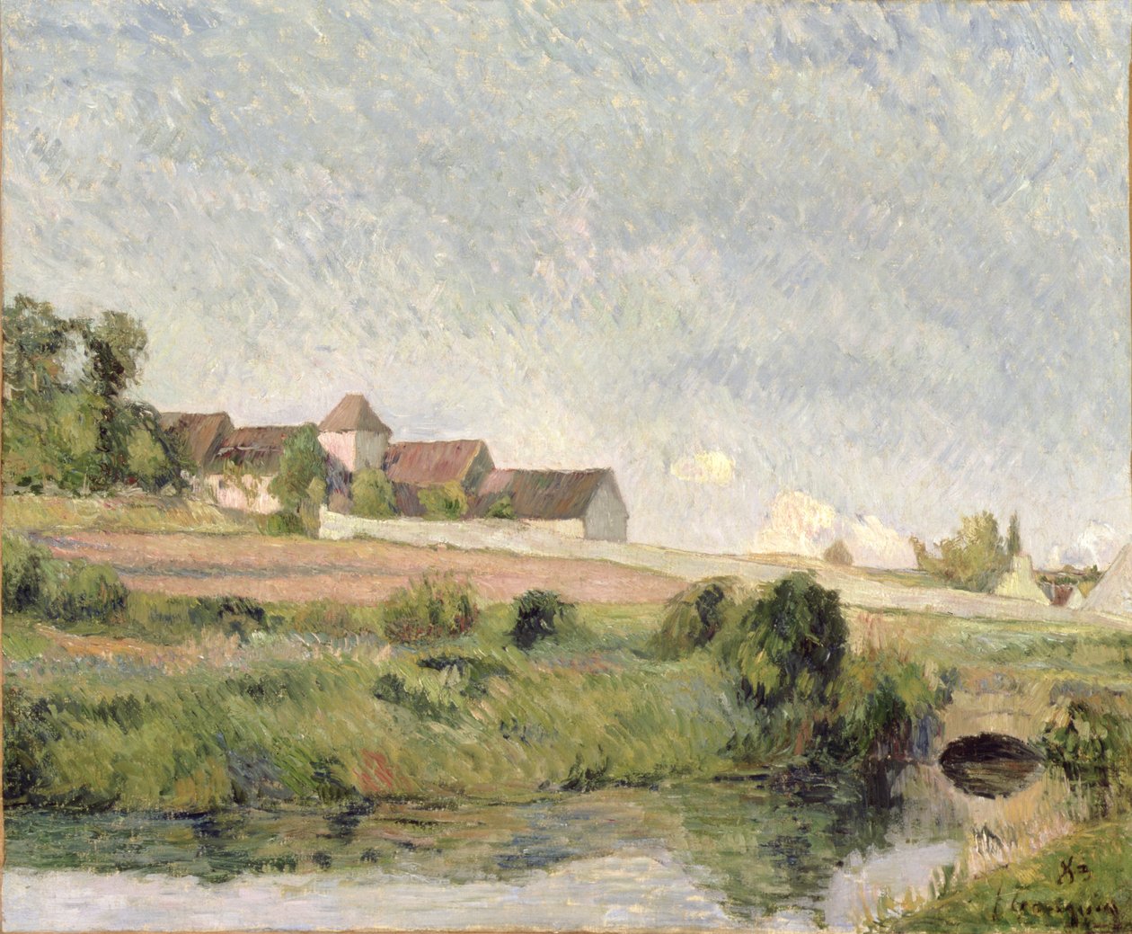La Ferme de la Groue, Osny, 1883 - Paul Gauguin