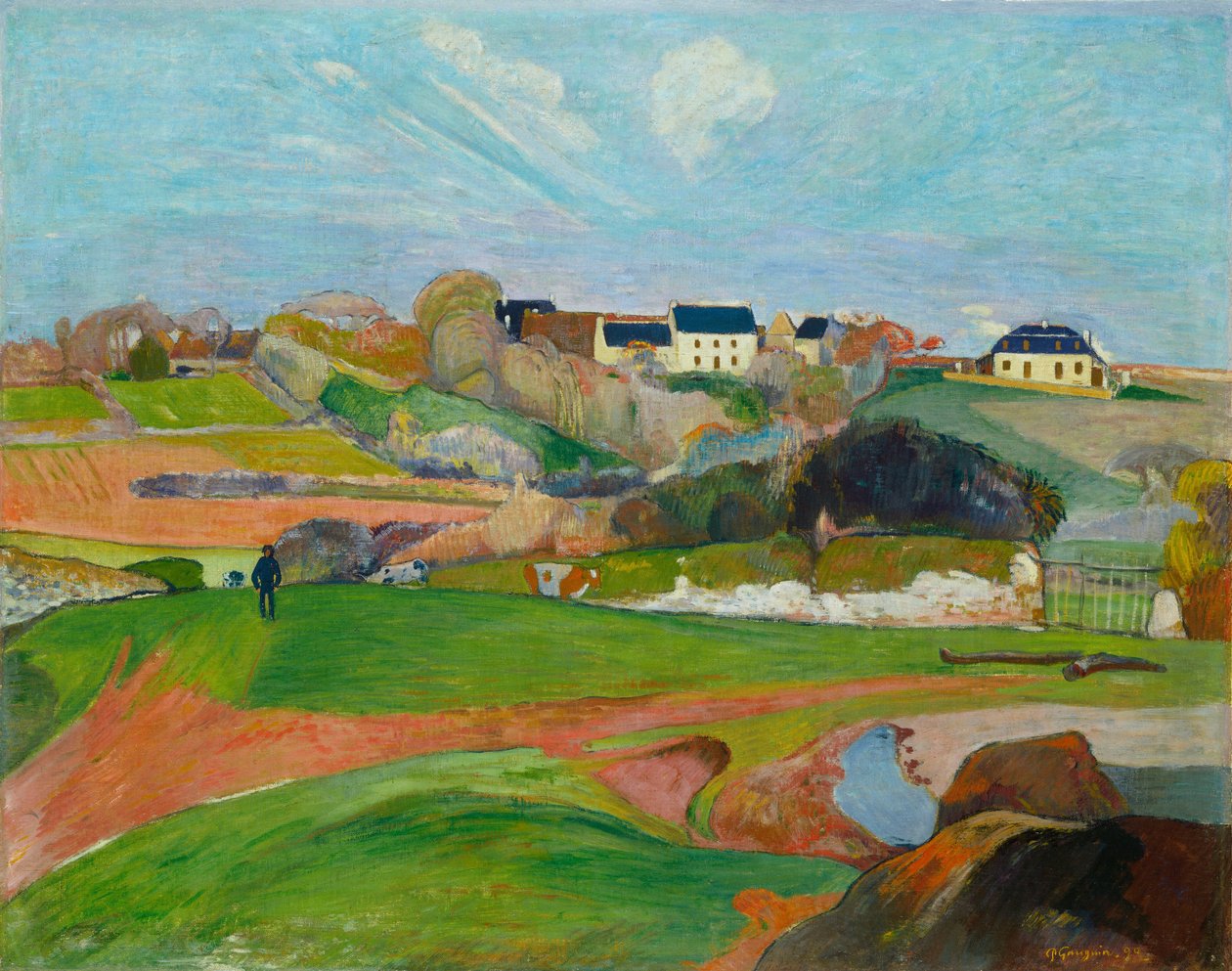 Paysage à Le Pouldu - Paul Gauguin