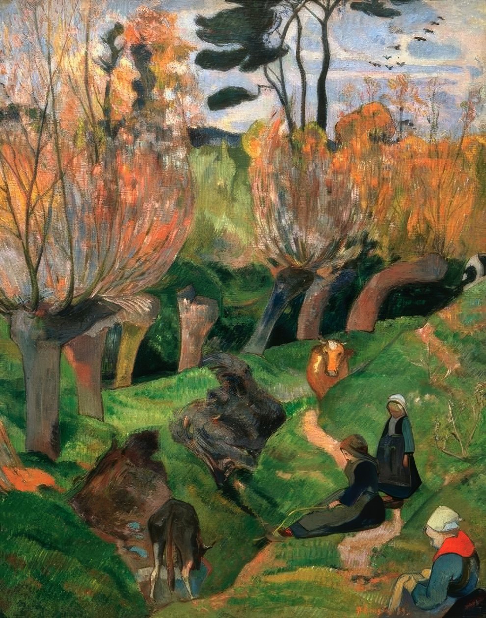 Les Saules - Paul Gauguin