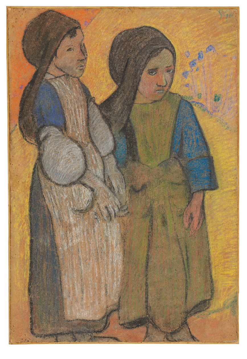 Petits Bretons devant la mer II - Paul Gauguin