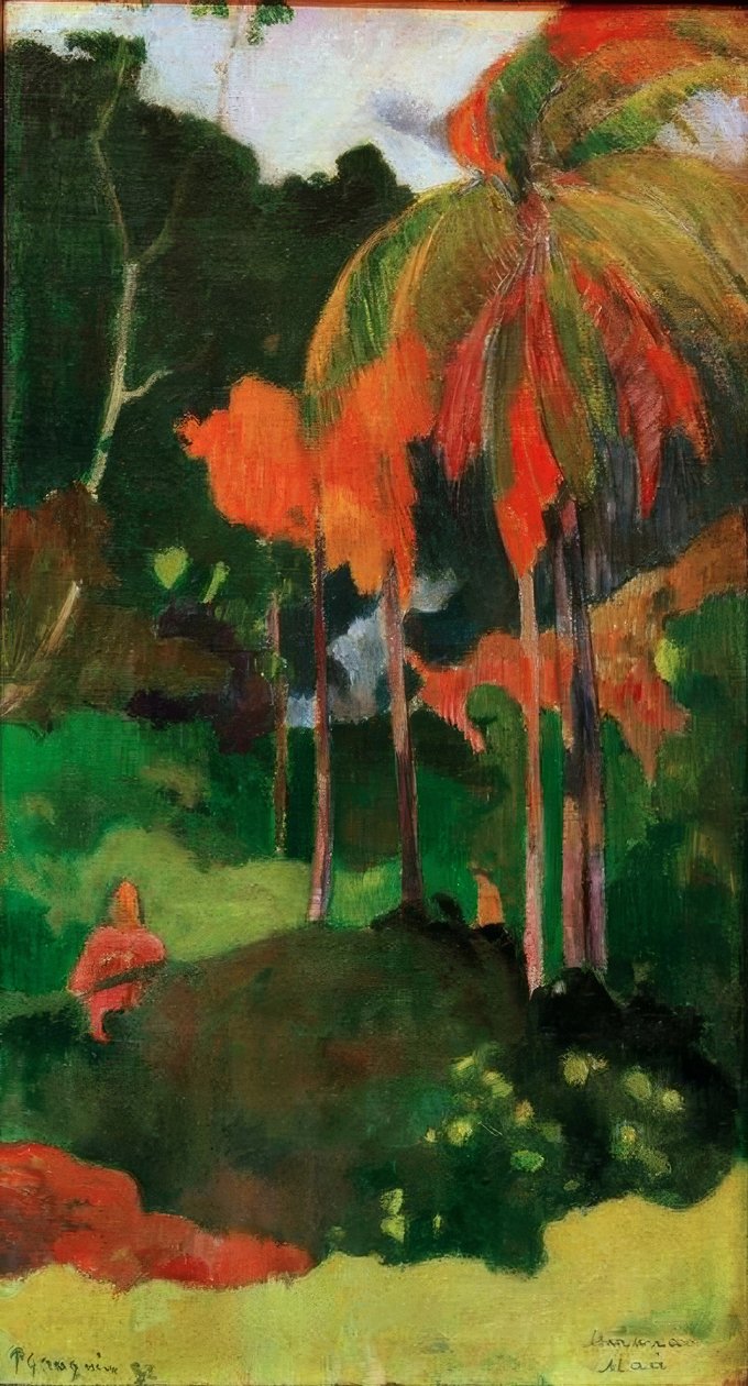 Mahana maa I - Paul Gauguin