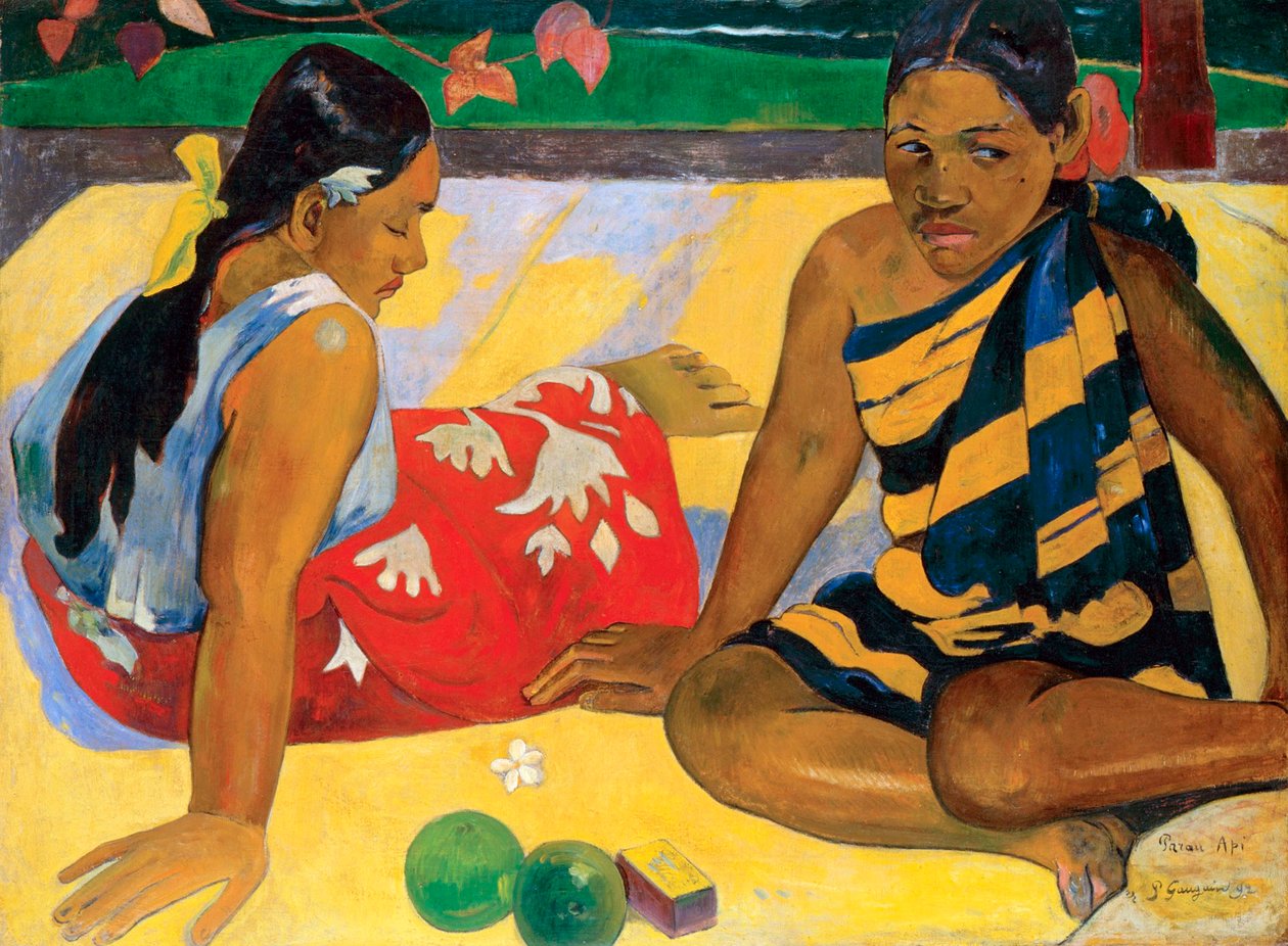Parau Api. Quoi de neuf, 1892 - Paul Gauguin