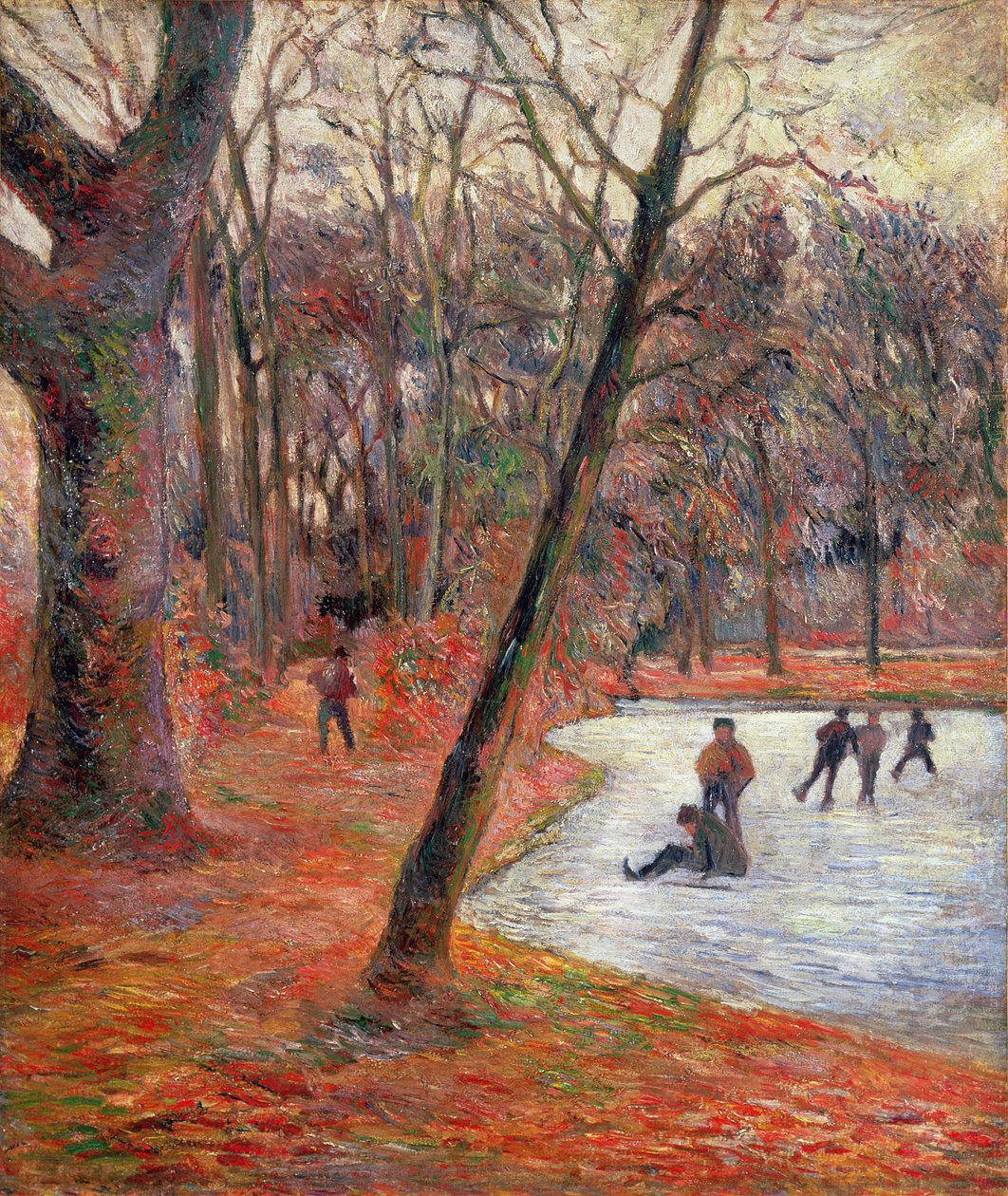 Patineurs dans le parc de Frederiksberg - Paul Gauguin