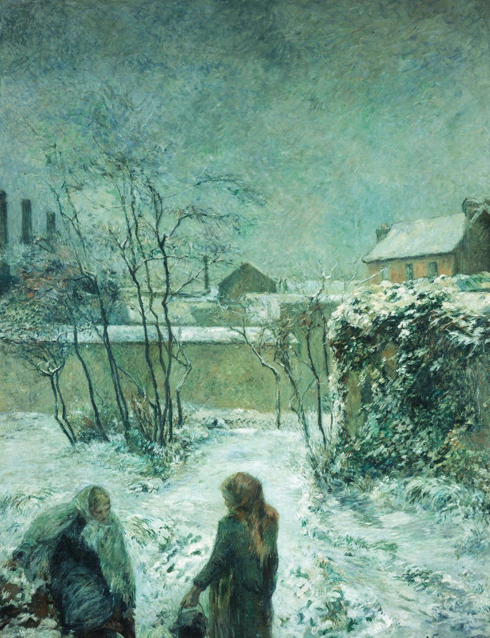 Neige, route de Carcel, 1883 - Paul Gauguin