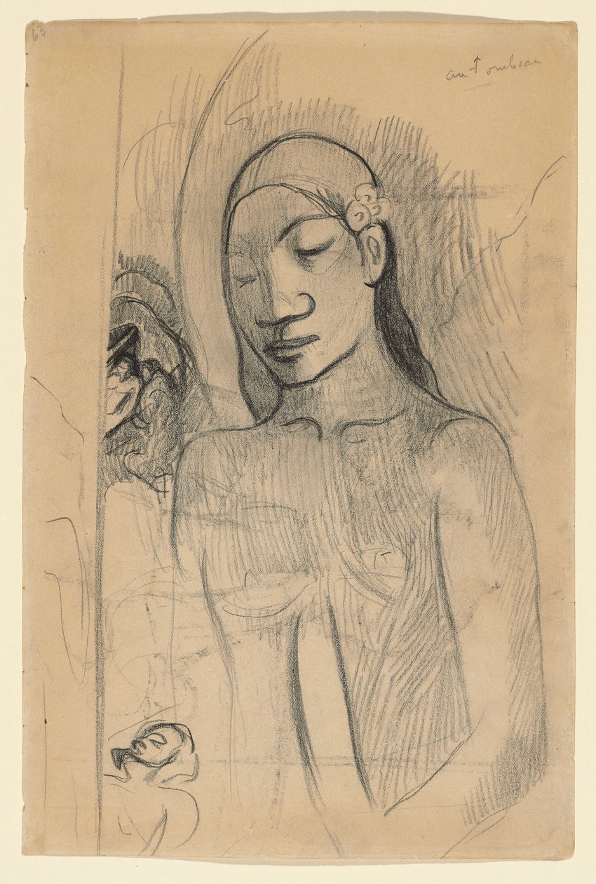 Figure tahitienne - Paul Gauguin