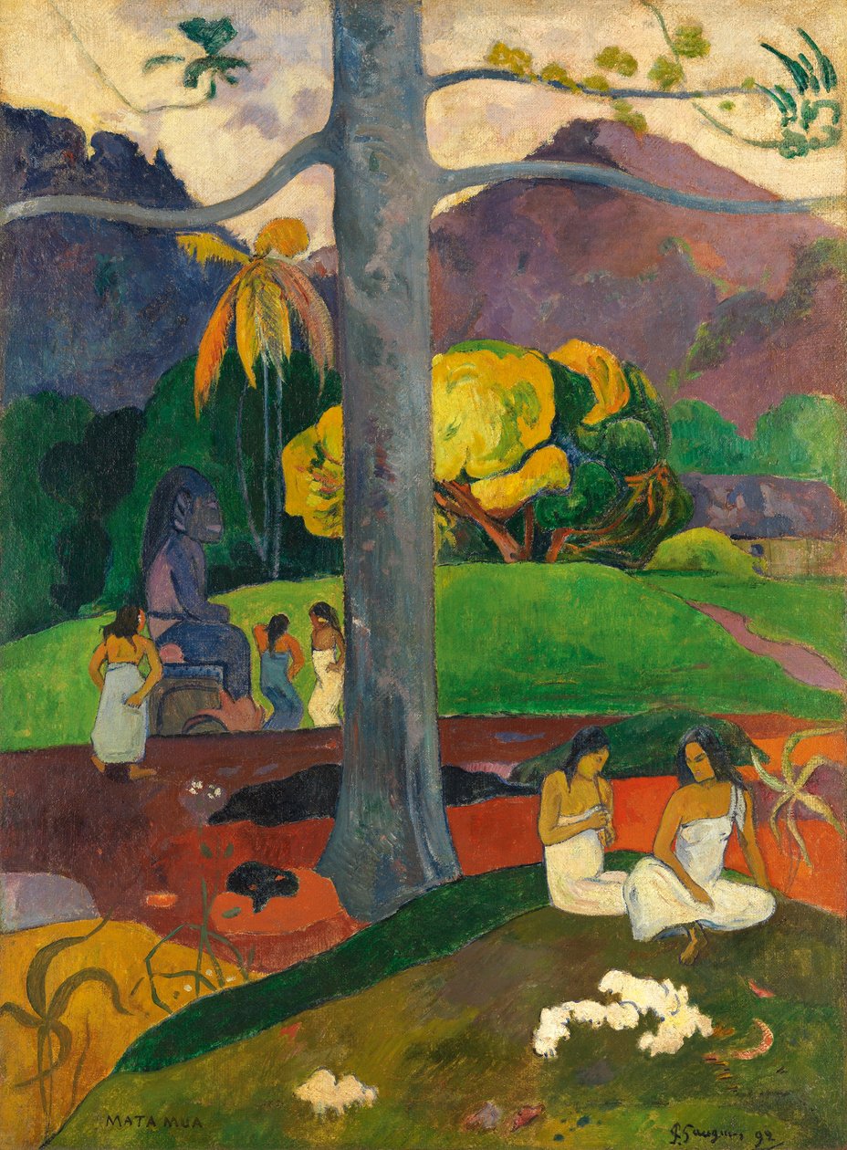 Tahitien :  Mata Mua dans les temps anciens - Paul Gauguin