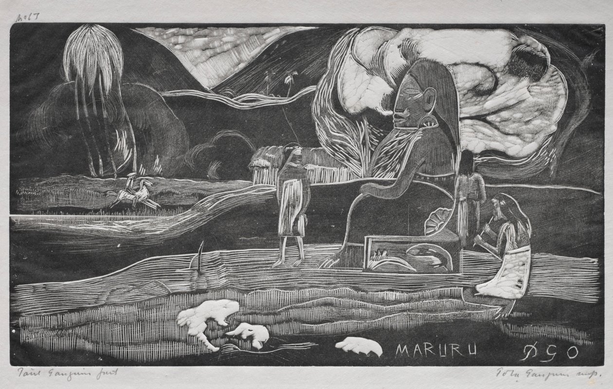 Série Tahitienne : Adoration - Paul Gauguin