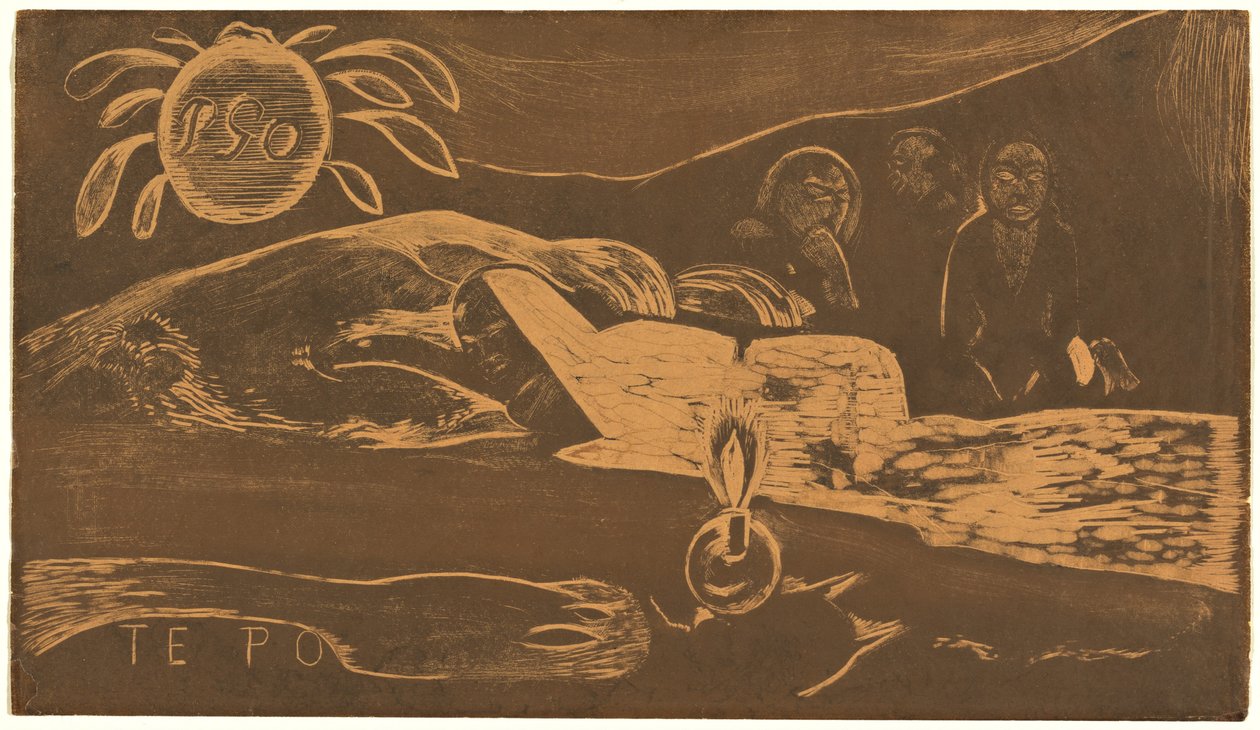 Te Po (La longue nuit) - Paul Gauguin