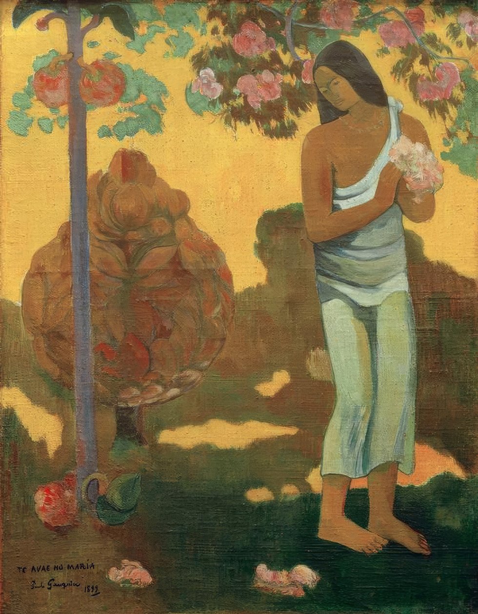 Te avae no Maria - Paul Gauguin