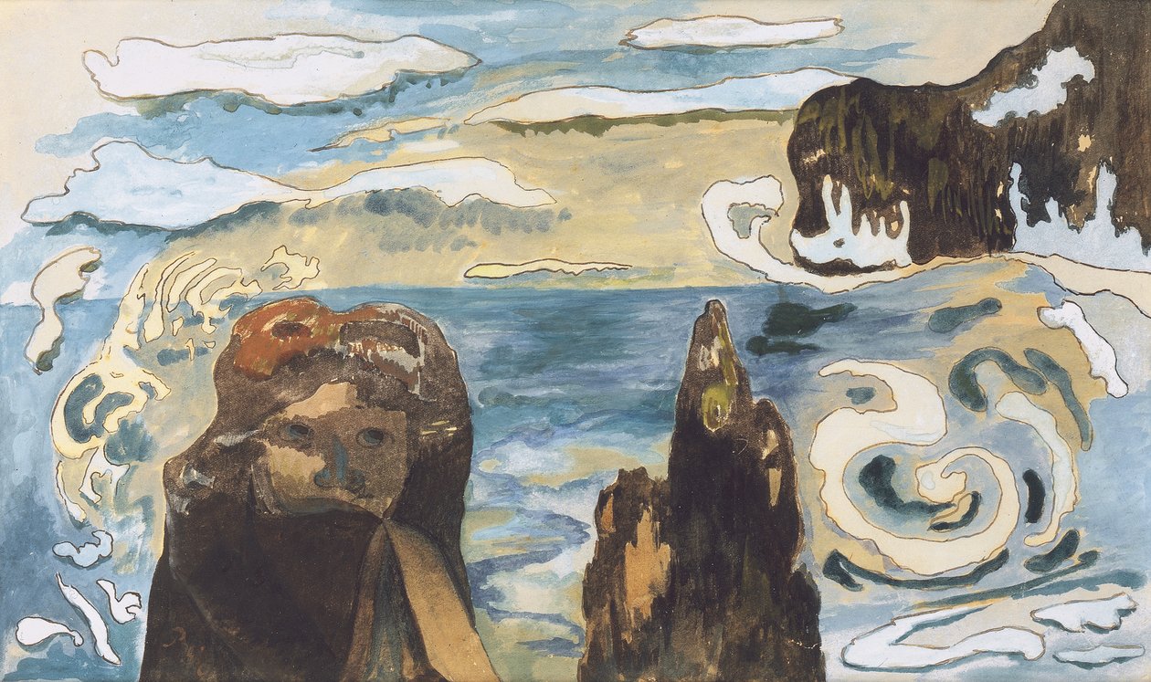 Les Rochers Noirs, 1889 - Paul Gauguin