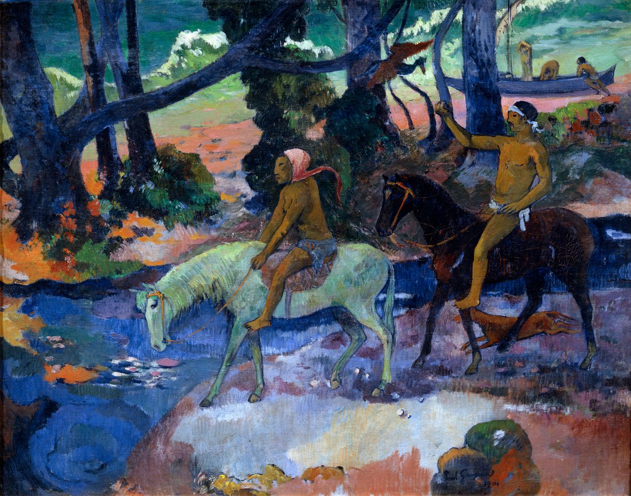 Le gué La fuite, 1901 - Paul Gauguin