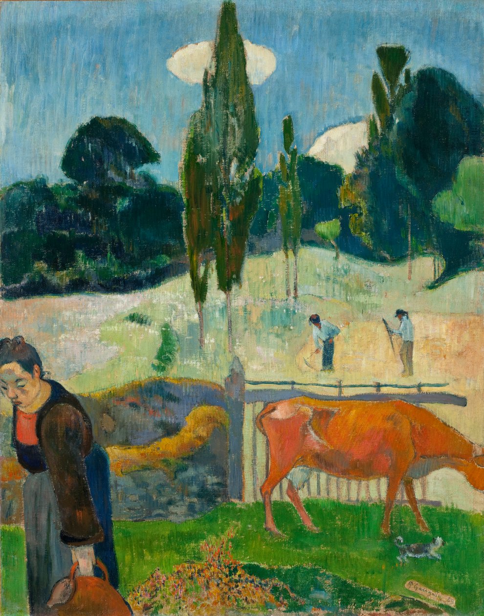 La Vache Rouge - Paul Gauguin