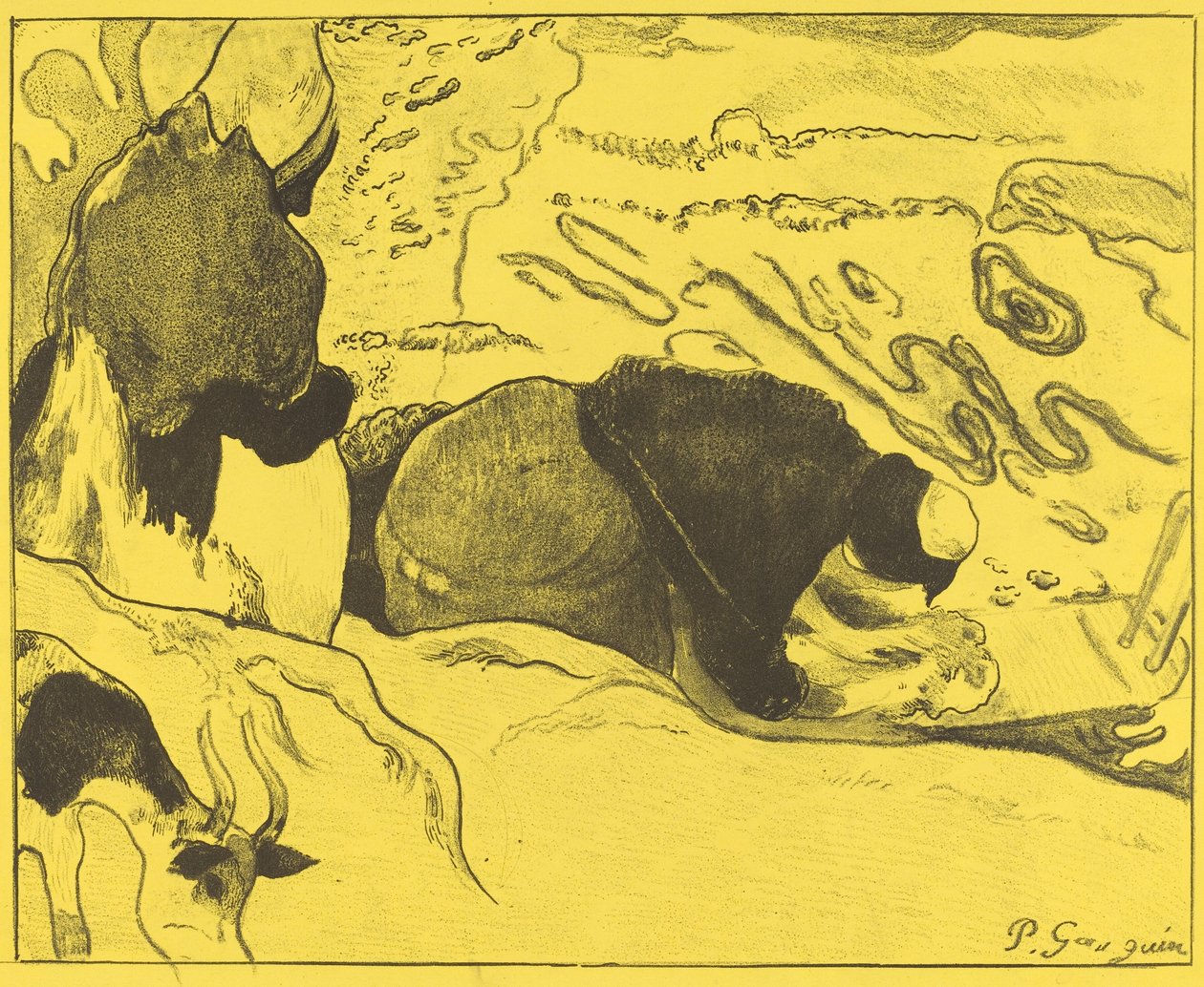 Les laveuses - Paul Gauguin