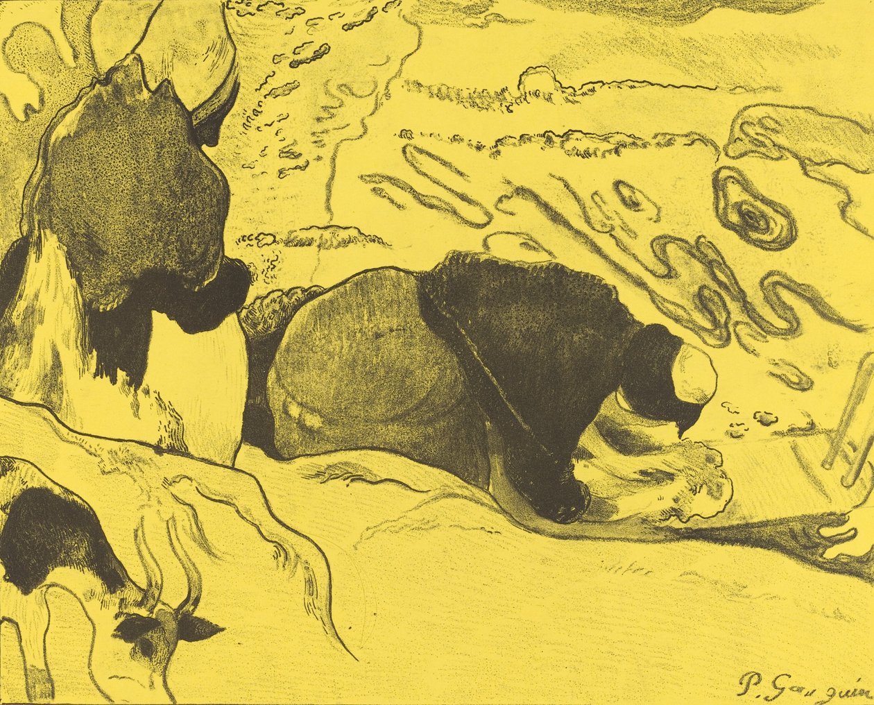 Les laveuses - Paul Gauguin