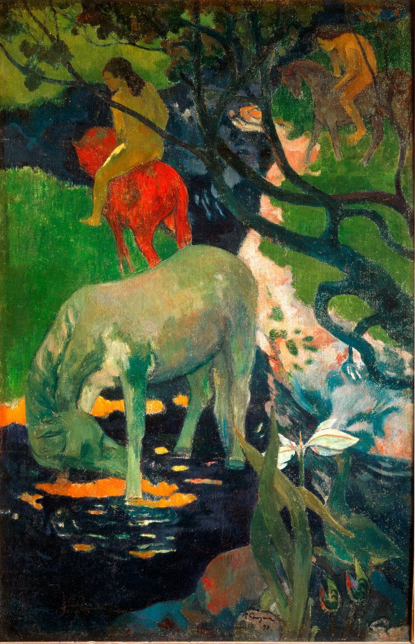 Le Cheval Blanc - Paul Gauguin