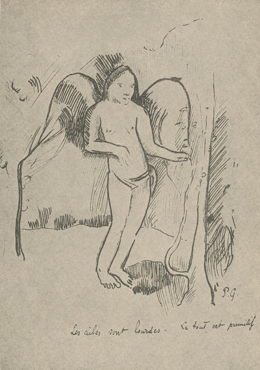 Les ailes sont lourdes, 1936 - Paul Gauguin