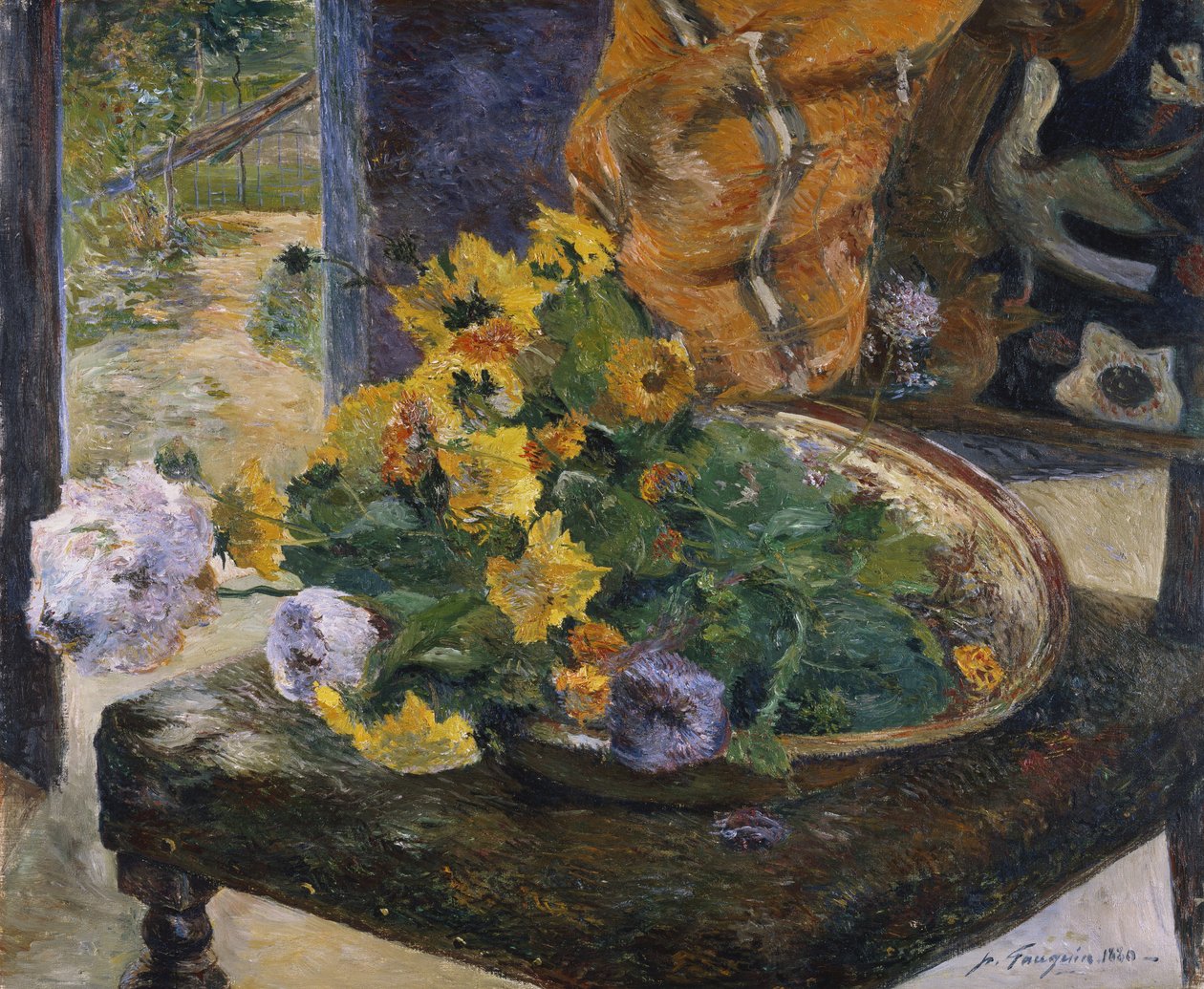 Pour faire un bouquet, 1880 - Paul Gauguin