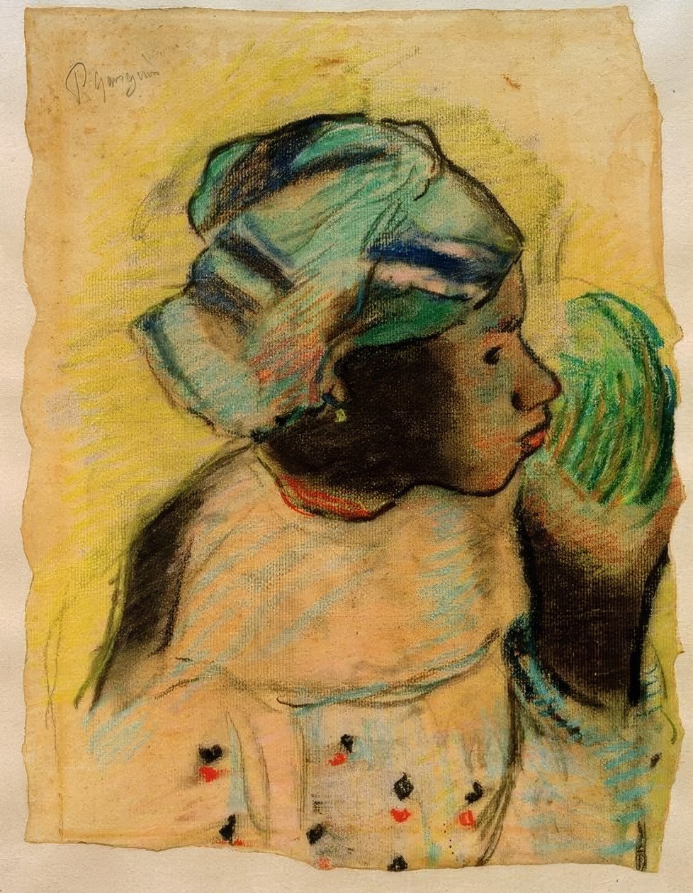 Tête de femme, Martinique - Paul Gauguin
