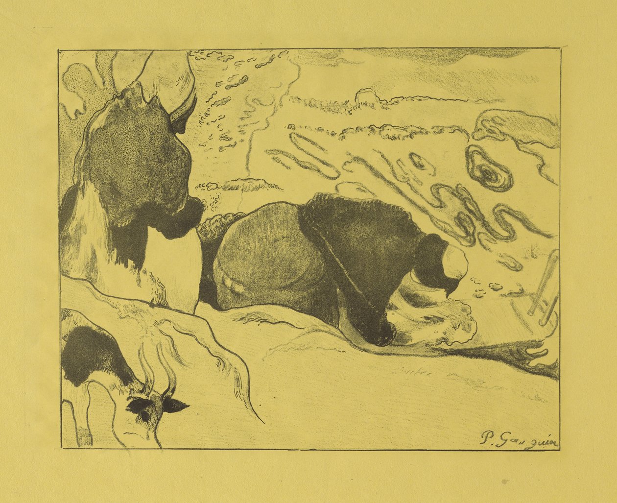 Lavandières, 1889 - Paul Gauguin