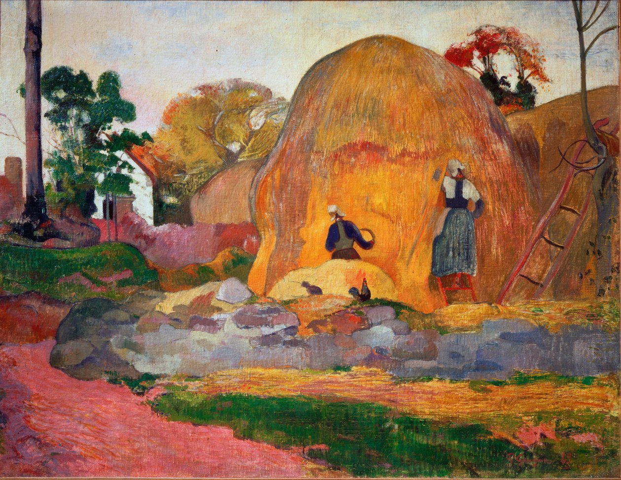 Foin jaune, ou moisson dorée - Paul Gauguin
