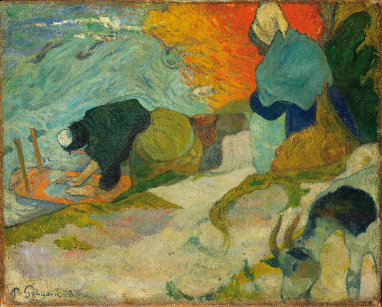 Lavandières à Arles (France) - Paul Gauguin