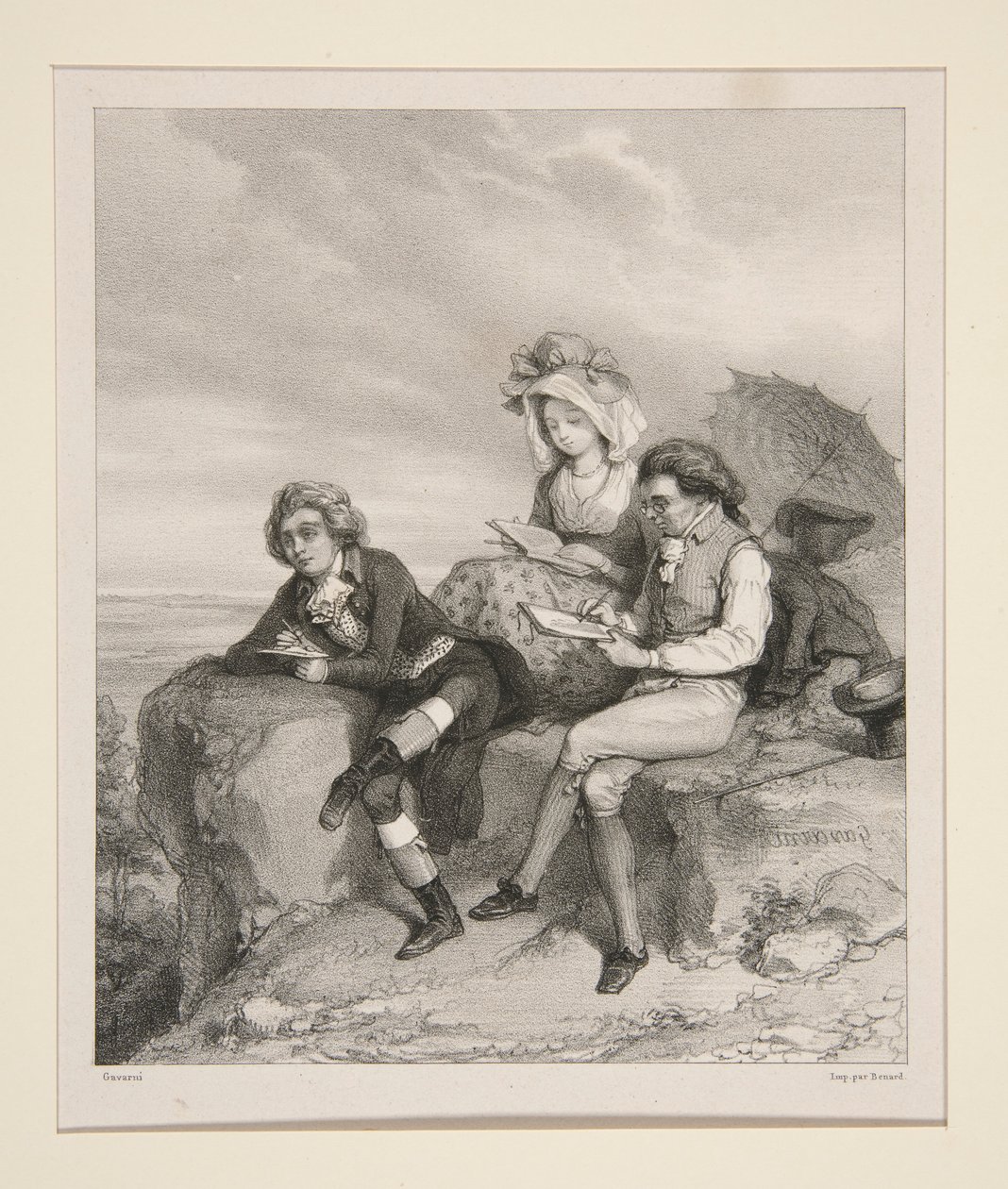 (DEUX ARTISTES D - Paul Gavarni