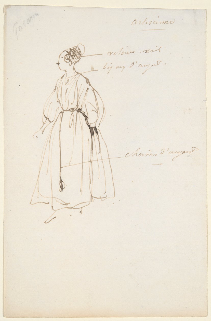 Arlésienne - Paul Gavarni