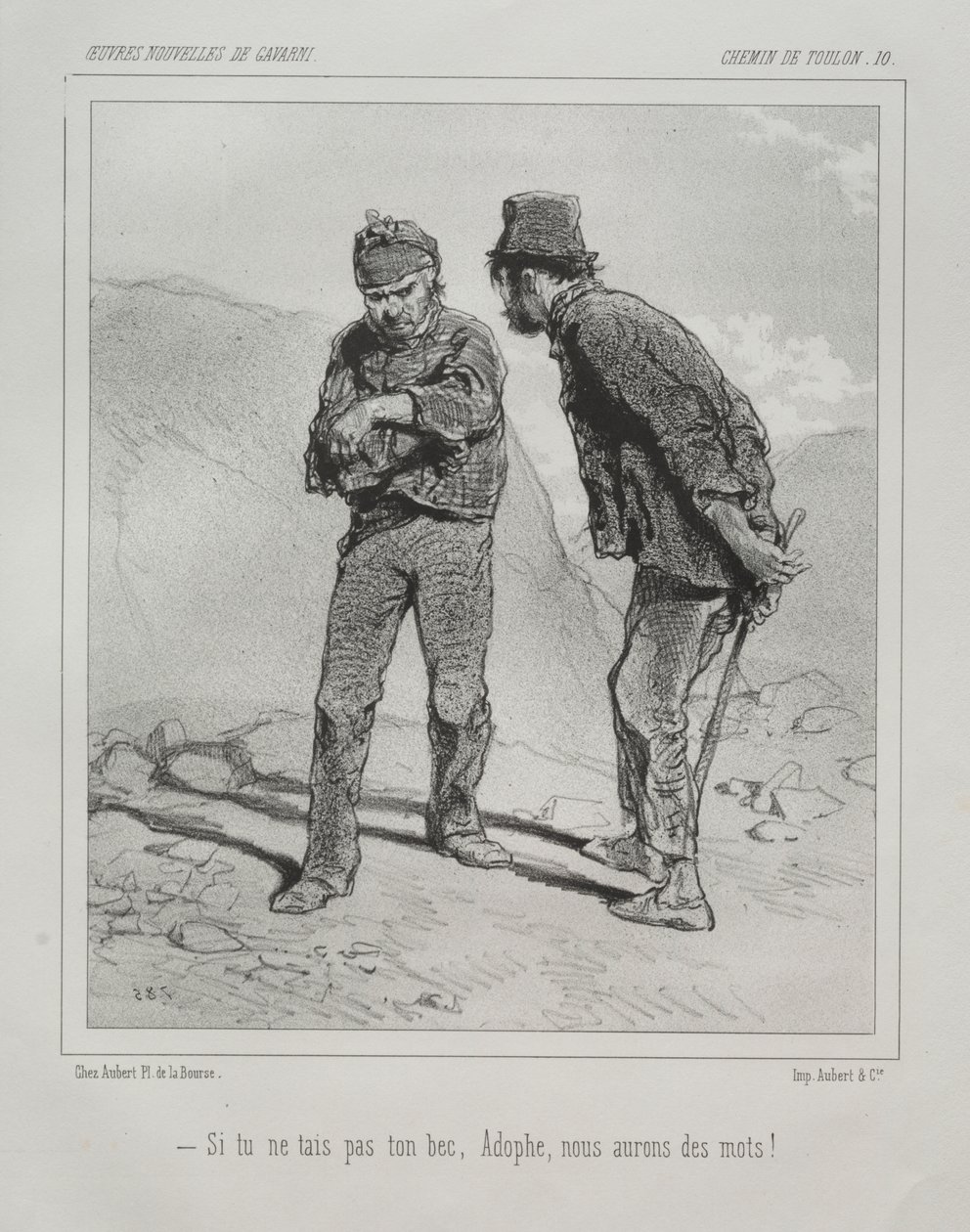 Chemin de Toulon - Paul Gavarni