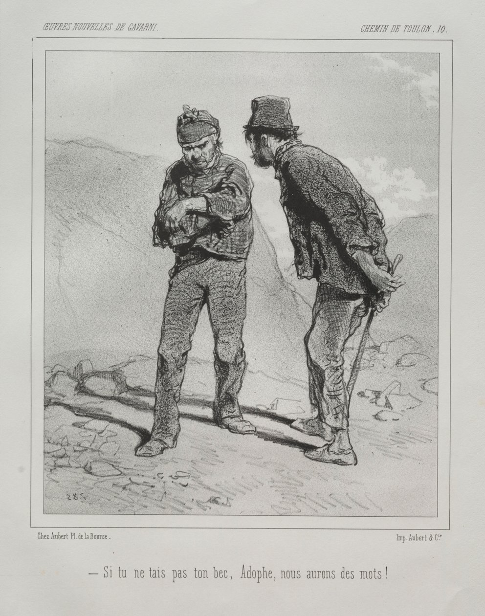 Chemin de Toulon - Paul Gavarni