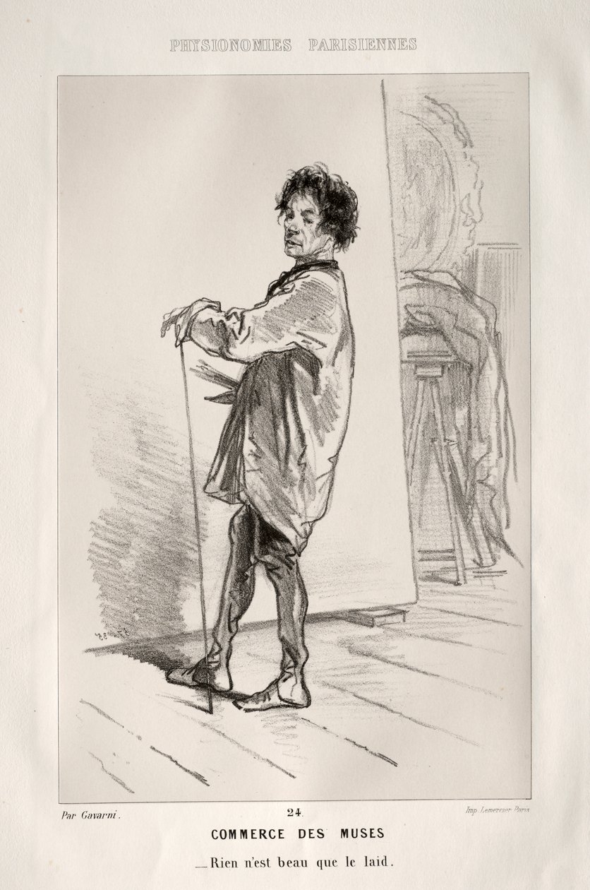 Commerce des Muses - Paul Gavarni