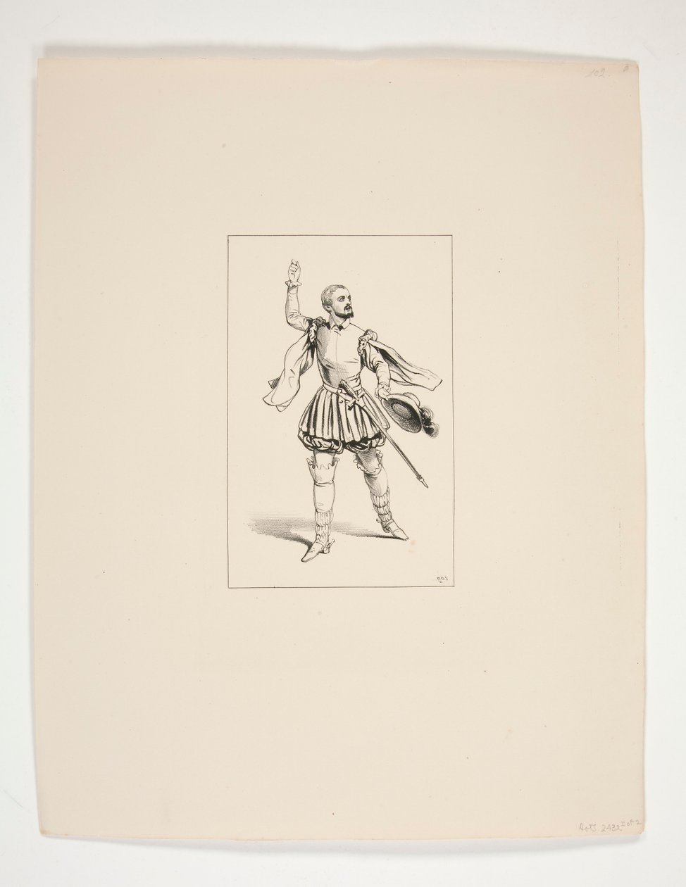 Costume de Marcel, joué par Levasseur - Paul Gavarni