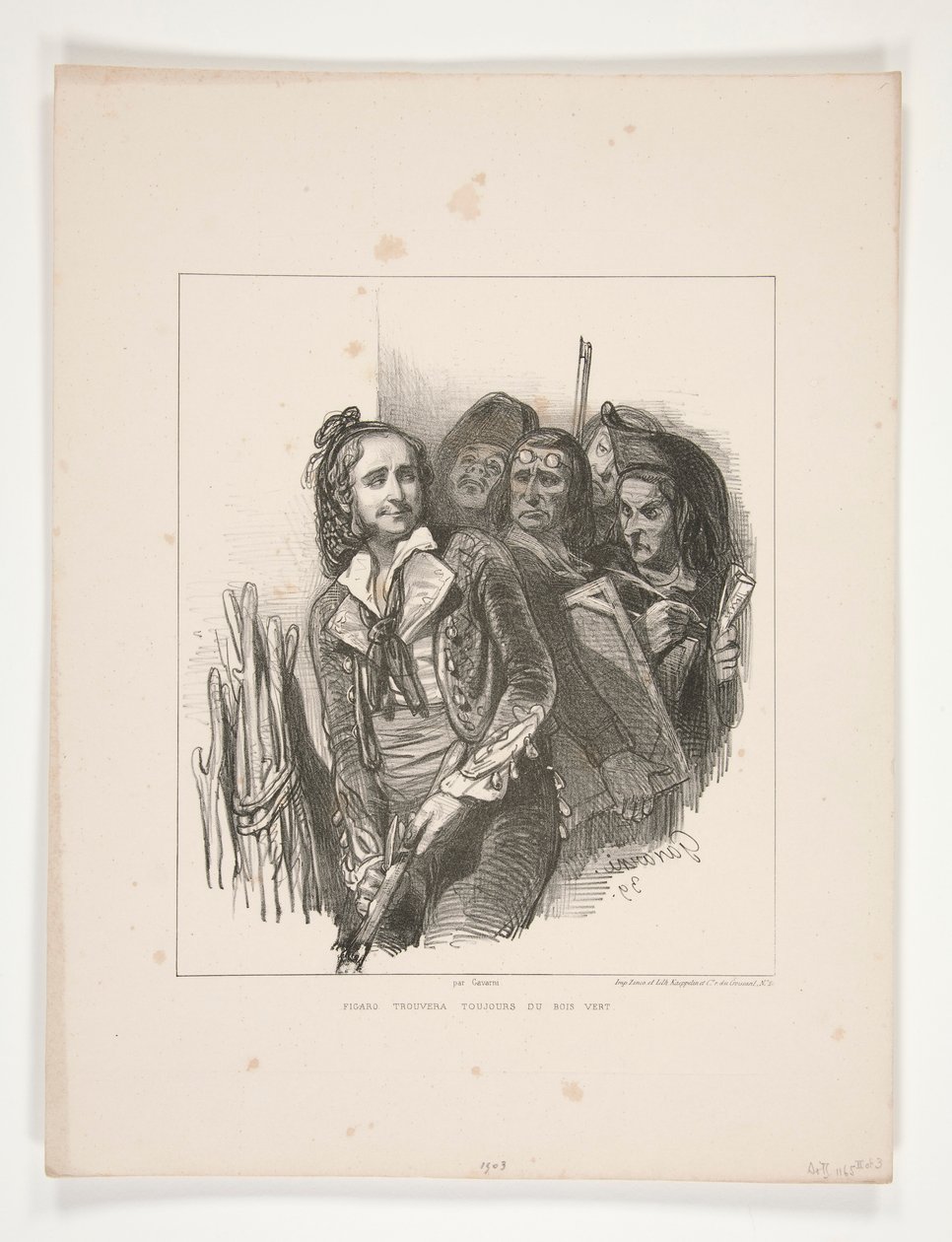 Figaro trouvera toujours du bois vert. - Paul Gavarni
